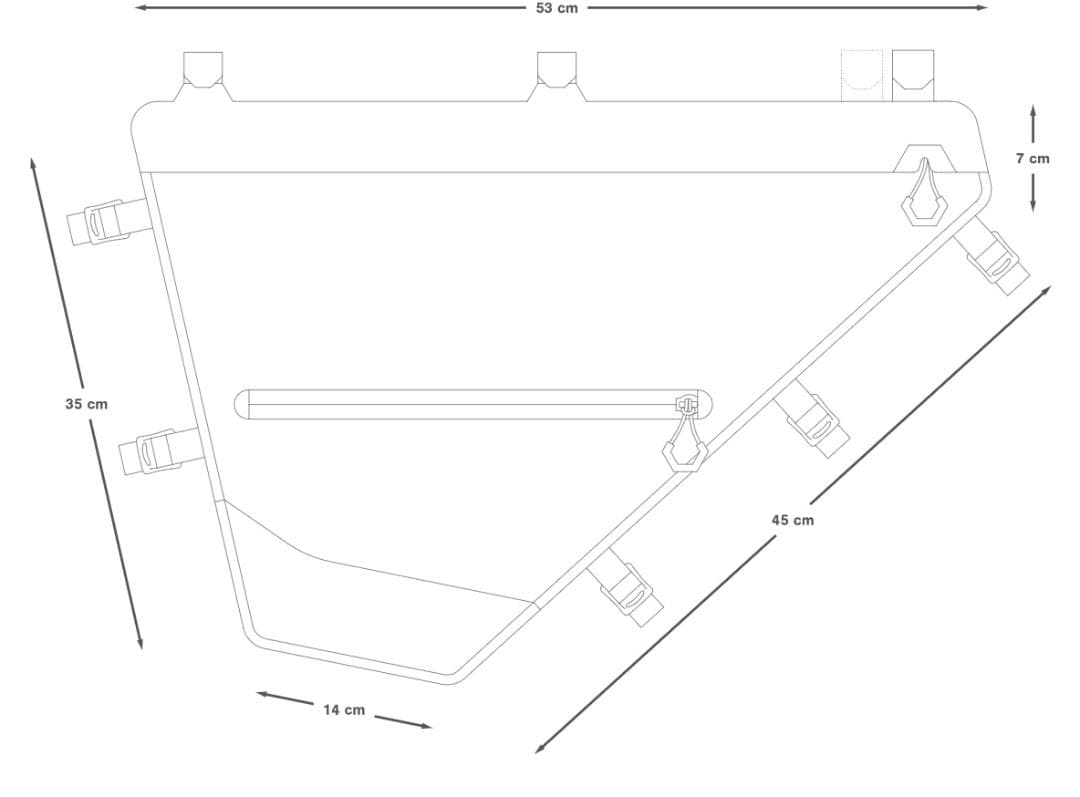 APIDURA フルフレームバッグ 14L＋サイクリング雑誌2冊セット