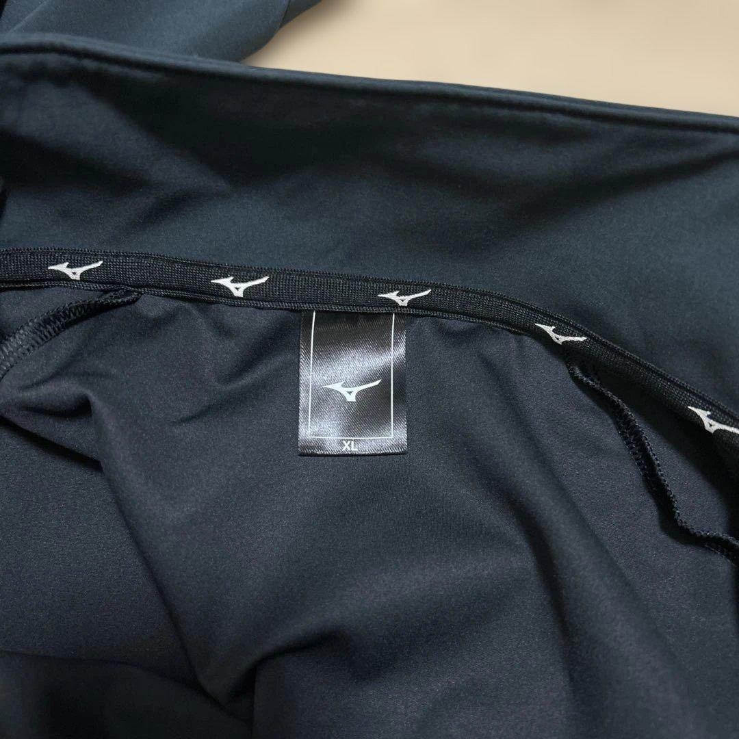 ほぼ未使用 ミズノ テックシールド ジャージ 上下 セットアップ ブラック