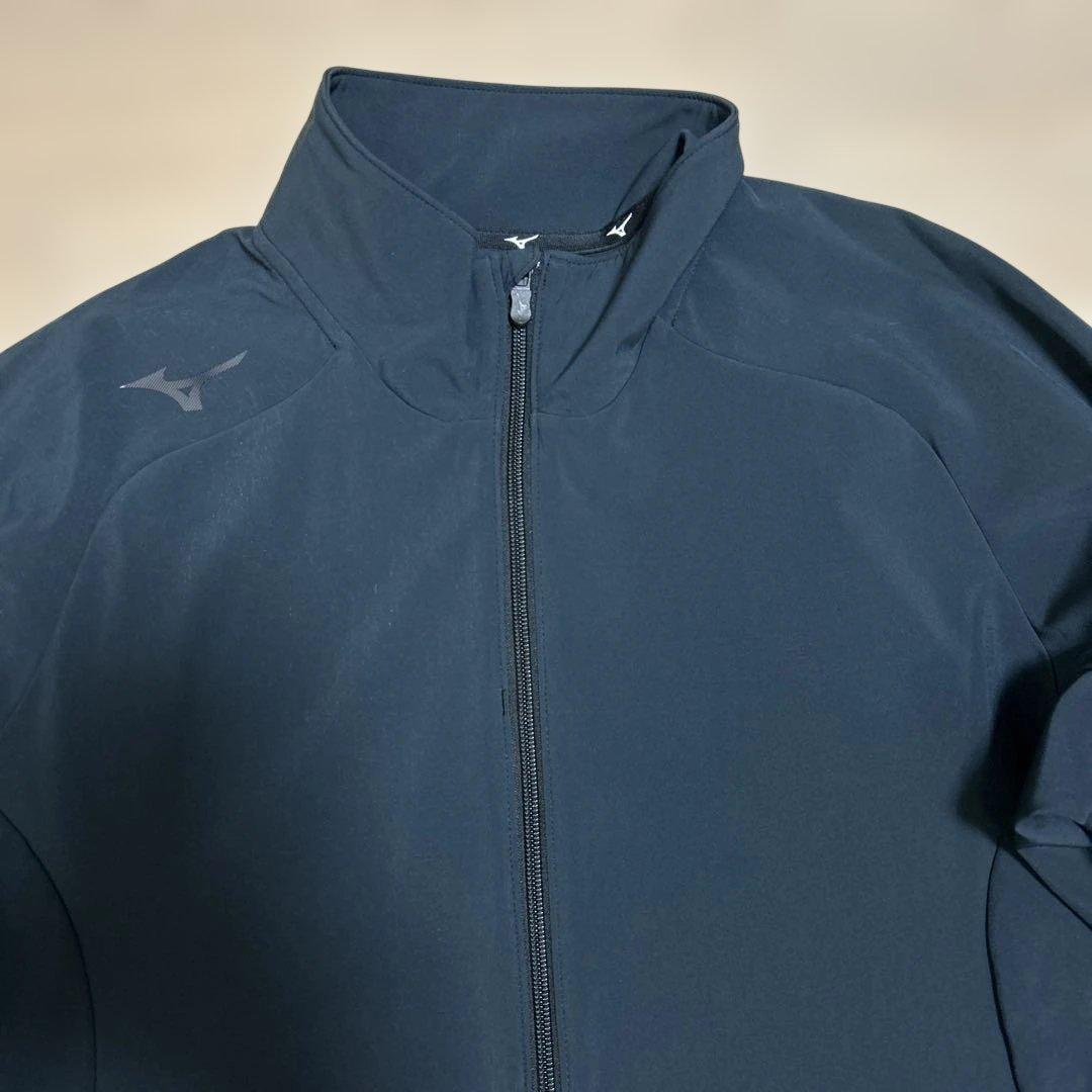 ほぼ未使用 ミズノ テックシールド ジャージ 上下 セットアップ ブラック