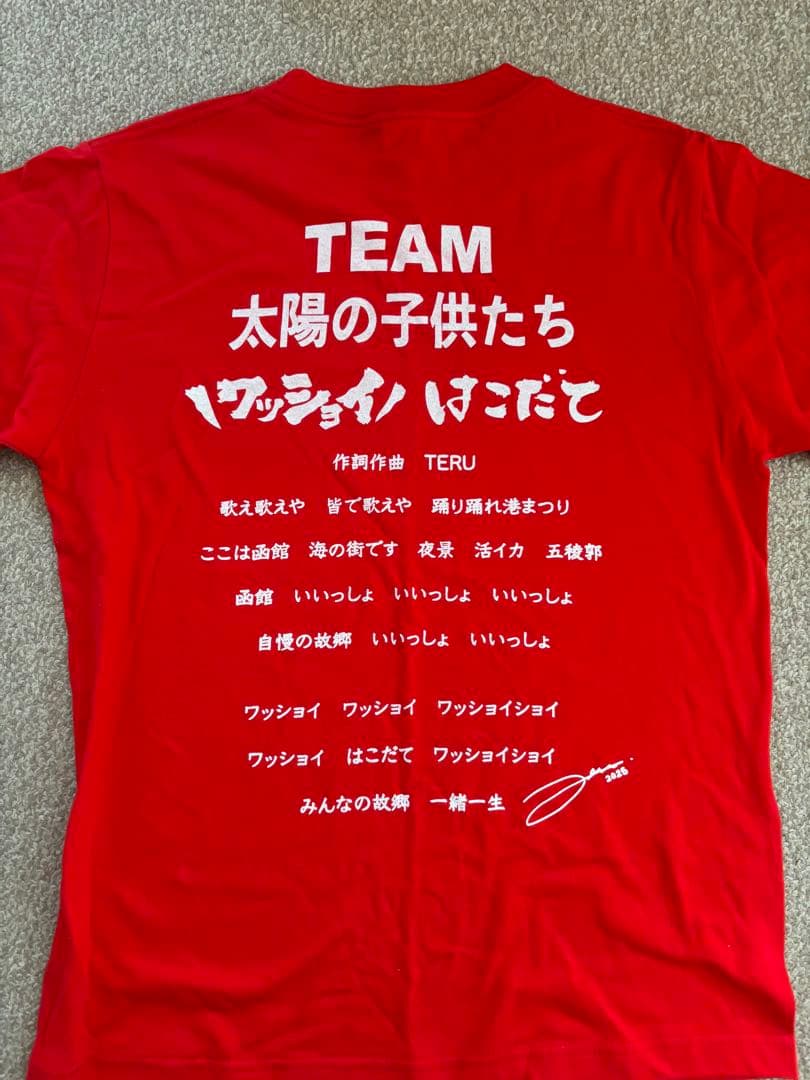 限定値下GLAY TERU TOKIO 松岡わっしょい函館 協賛者限定　Tシャツ