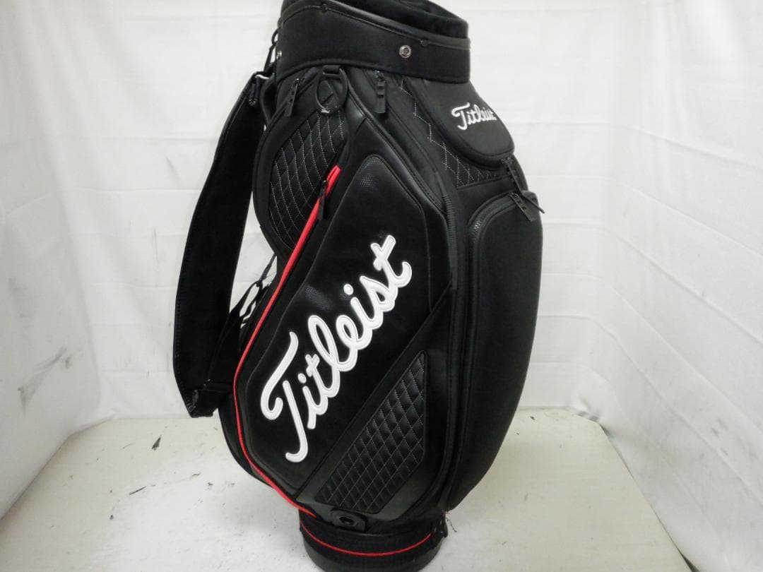 Titleist★タイトリスト★9.5型★美品★スタッフ(BK×RED)