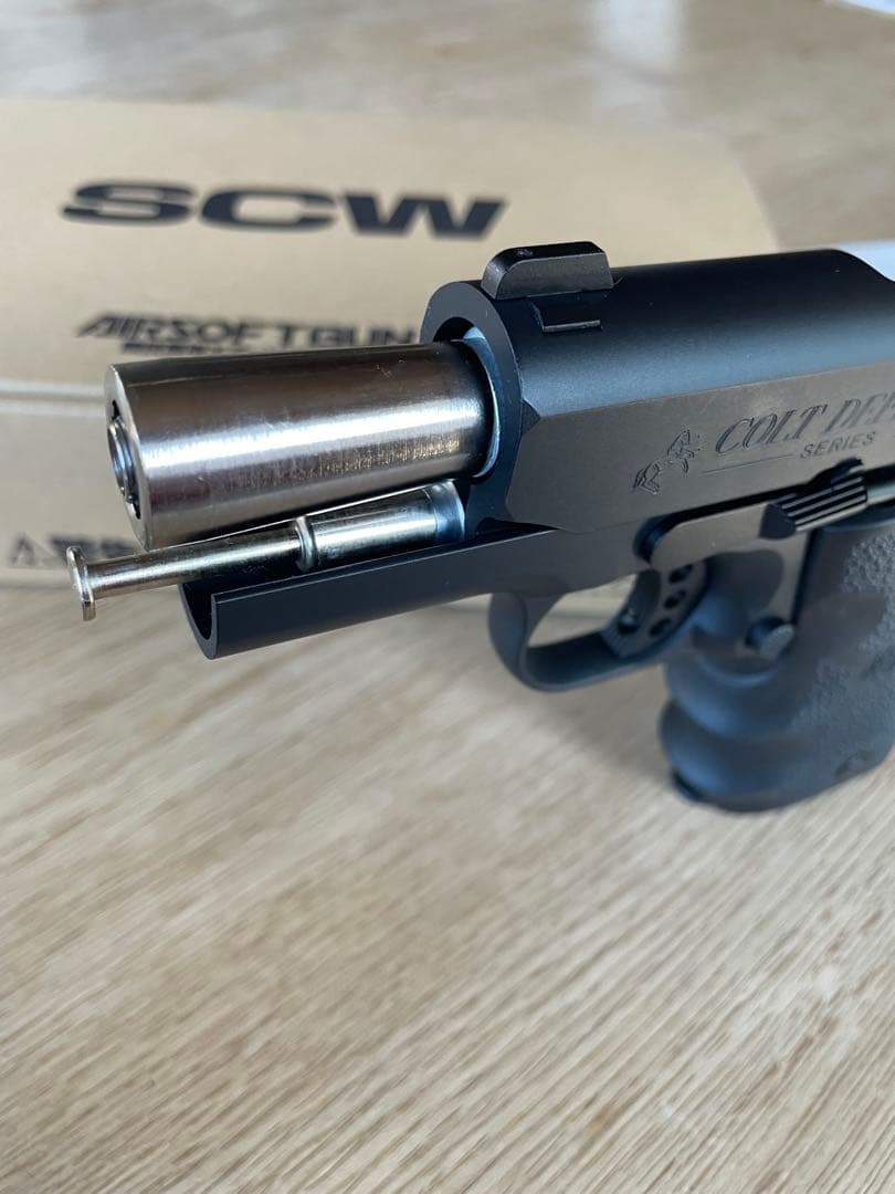 WA コルトディフェンダー ブラックVer. 実物ホーググリップ付き