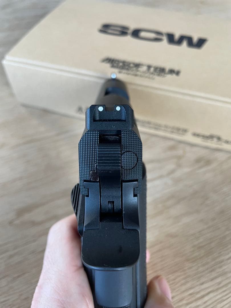 WA コルトディフェンダー ブラックVer. 実物ホーググリップ付き