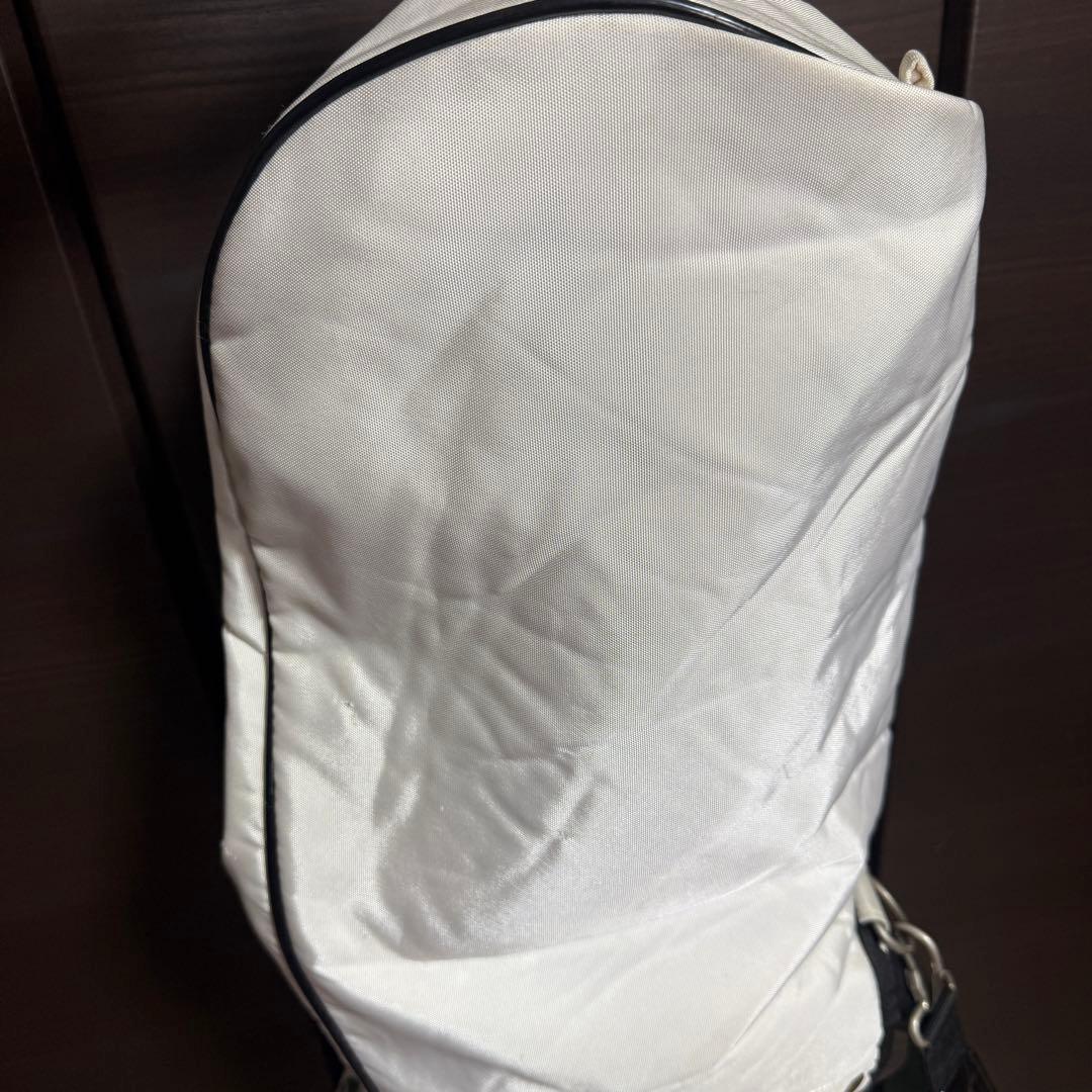 le coq sportif キャディバッグ ゴルフバッグ ホワイト/グリーン