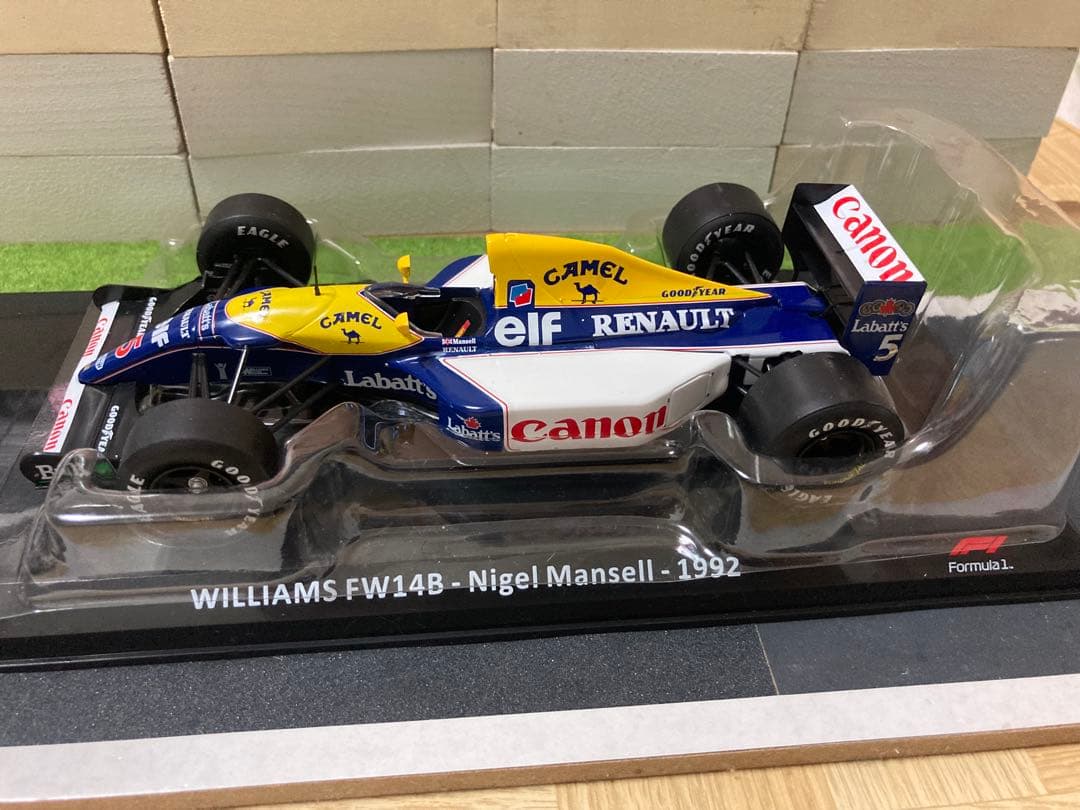 ビッグF1コレクション(キャメル)‼️ウィリアムズFW14B ナイジェルマンセル