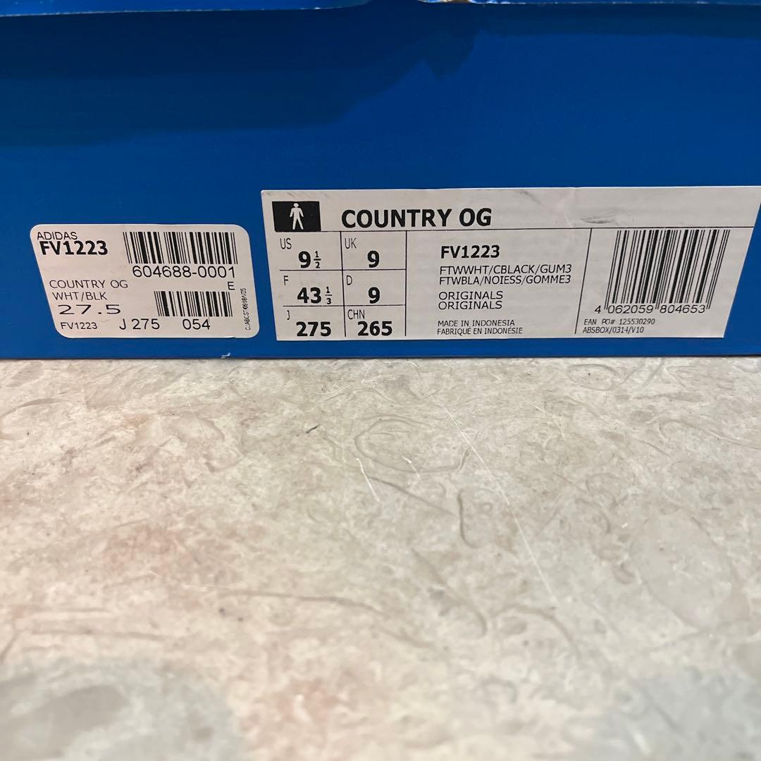 adidas新品タグ付き COUNTRY OG 275