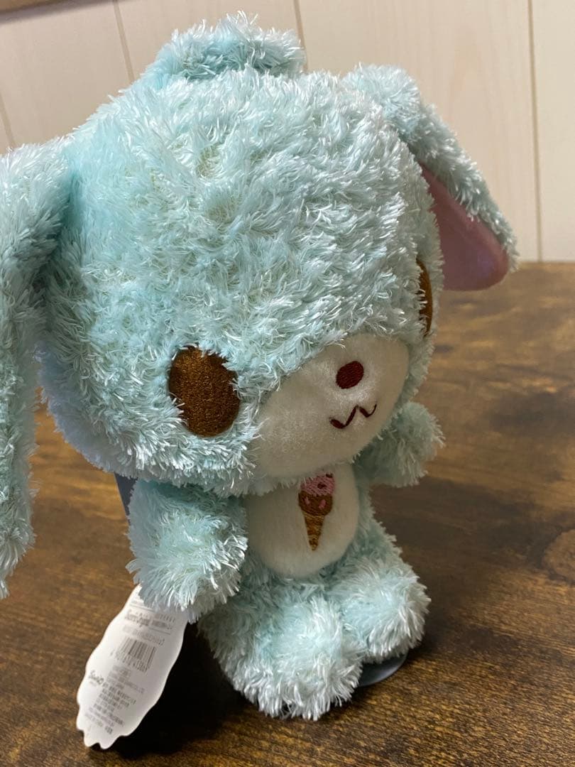 シュガーバニーズ　ぬいぐるみ　ミントうさ　ミントシシュウ　刺繍　サンリオ