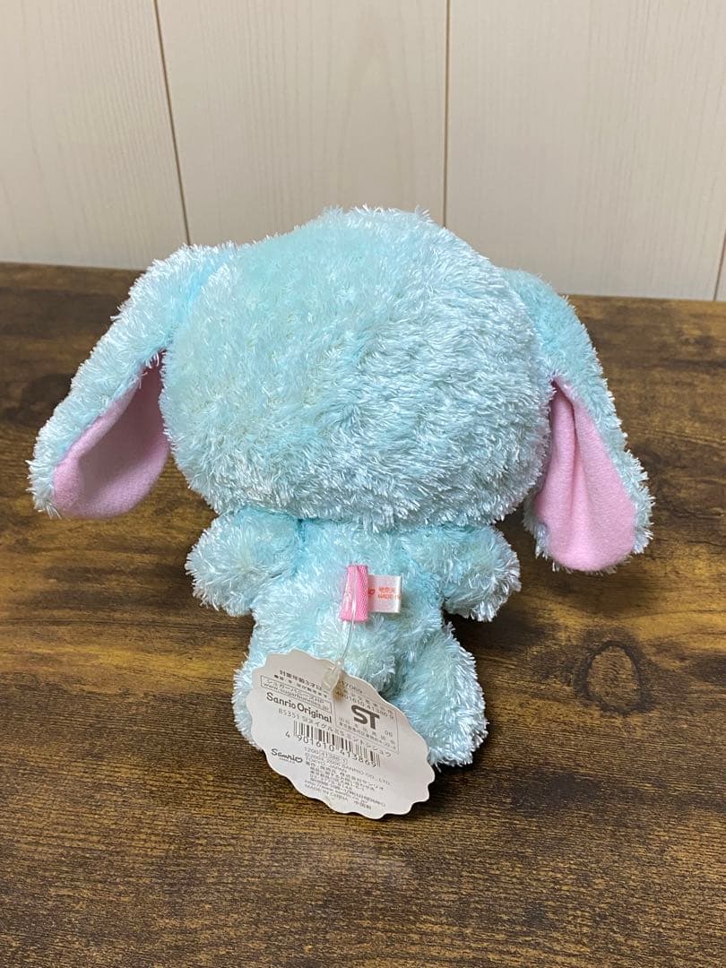 シュガーバニーズ　ぬいぐるみ　ミントうさ　ミントシシュウ　刺繍　サンリオ