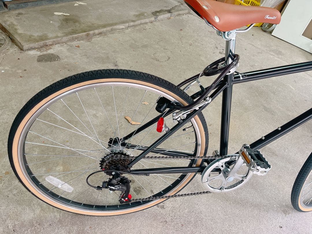 ブラック クロスバイク Vブレーキ シマノ