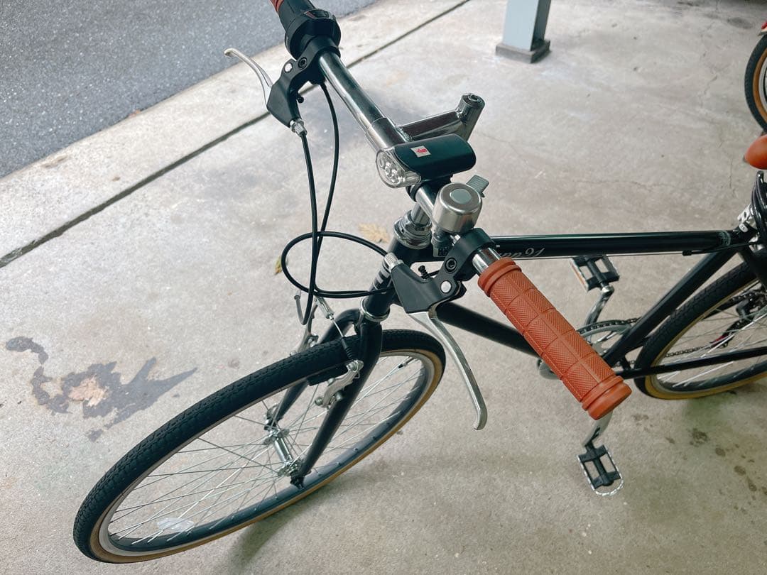 ブラック クロスバイク Vブレーキ シマノ