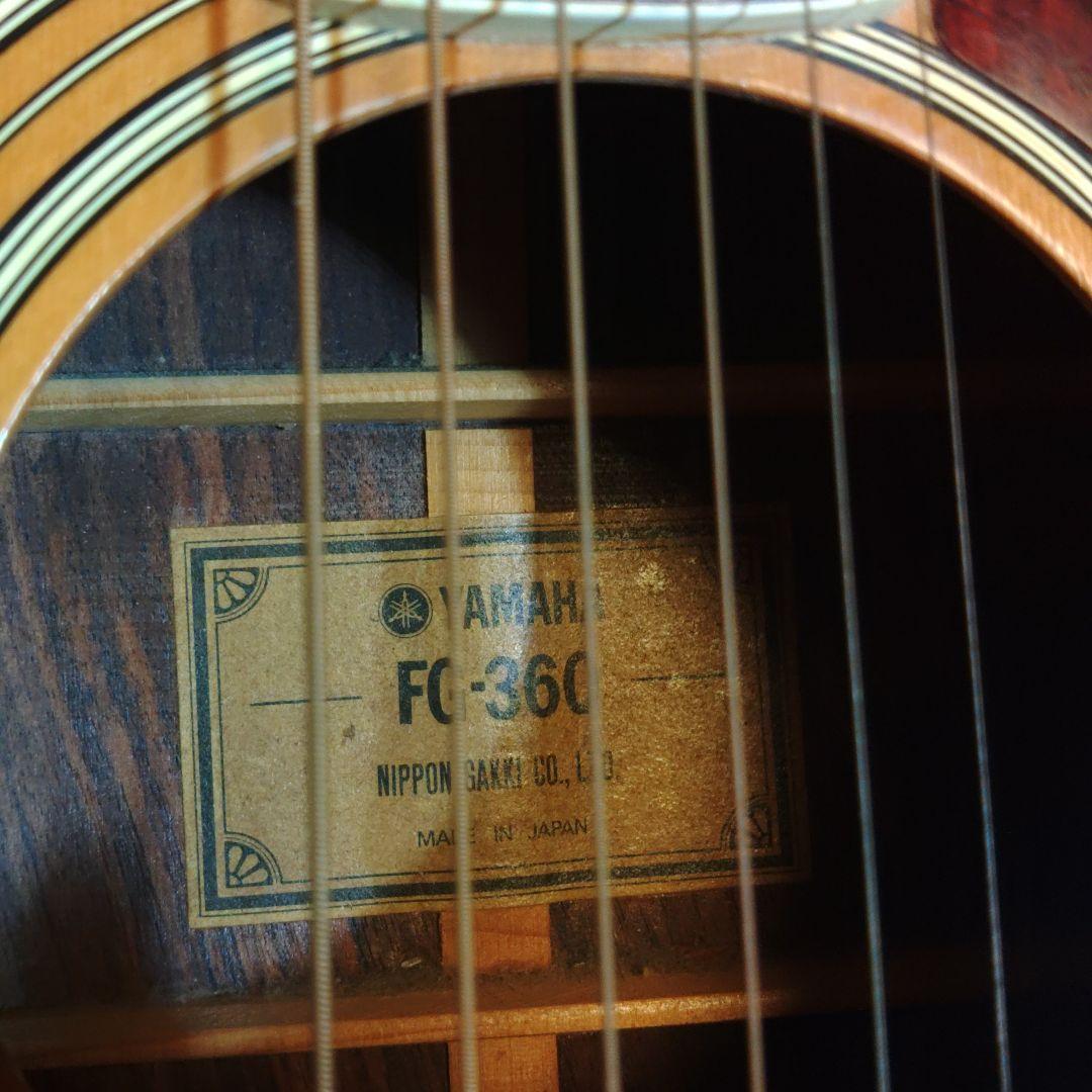 Yamaha FG-360 アコースティックギター 純正ハードケース付き