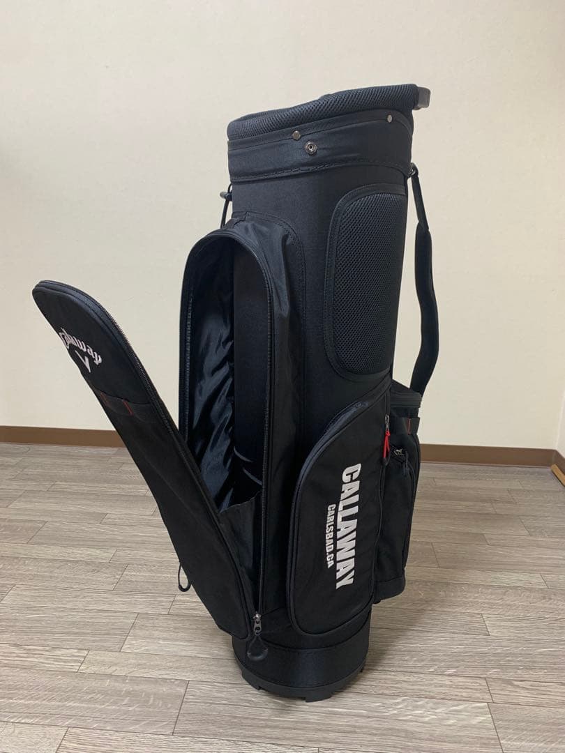 Callaway キャロウェイ　大収納力のキャディバッグ　自立式　ブラック