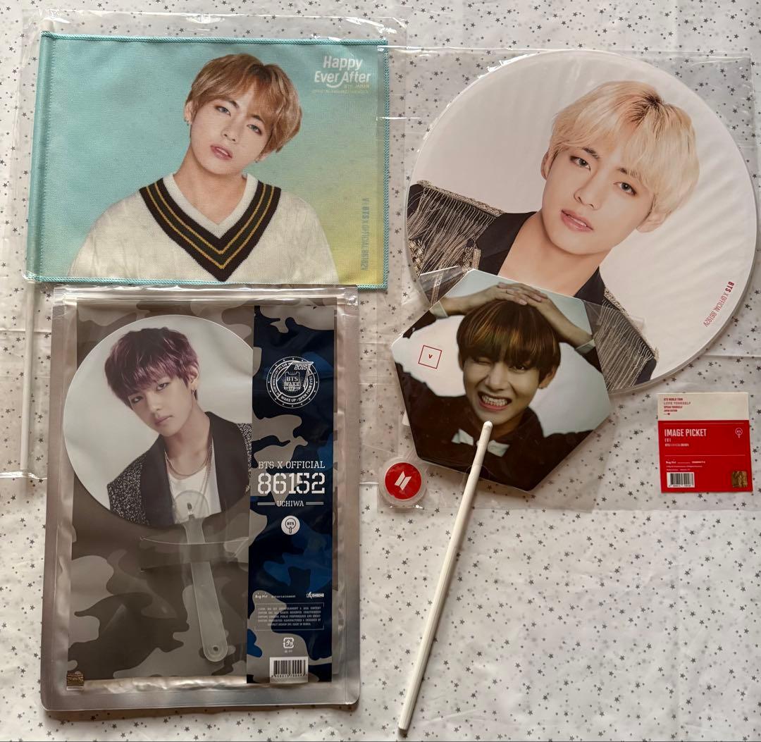 BTS Vうちわ・フラッグセット テテ テヒョン