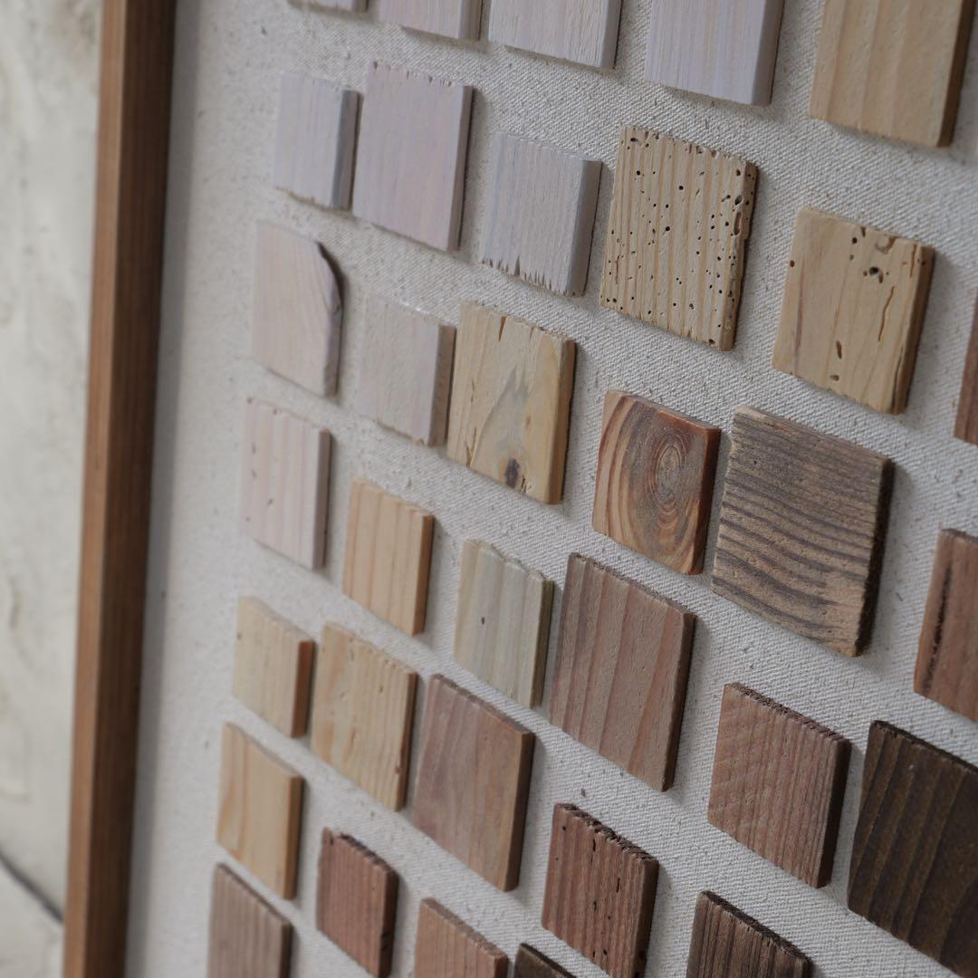 古材×帆布　アート