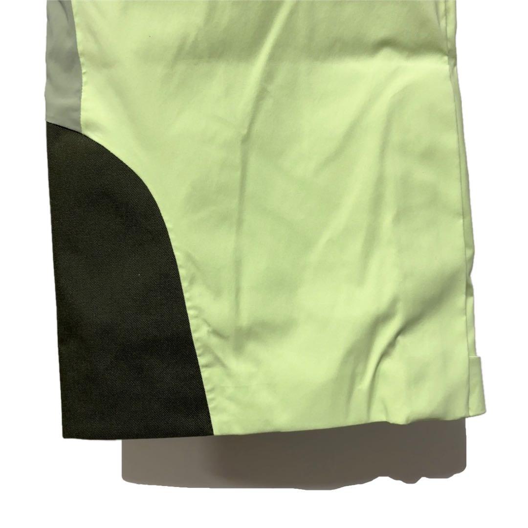 新品 ゴールドウィン ウィメンズ ツートンカラー パンツ スモーク モス L