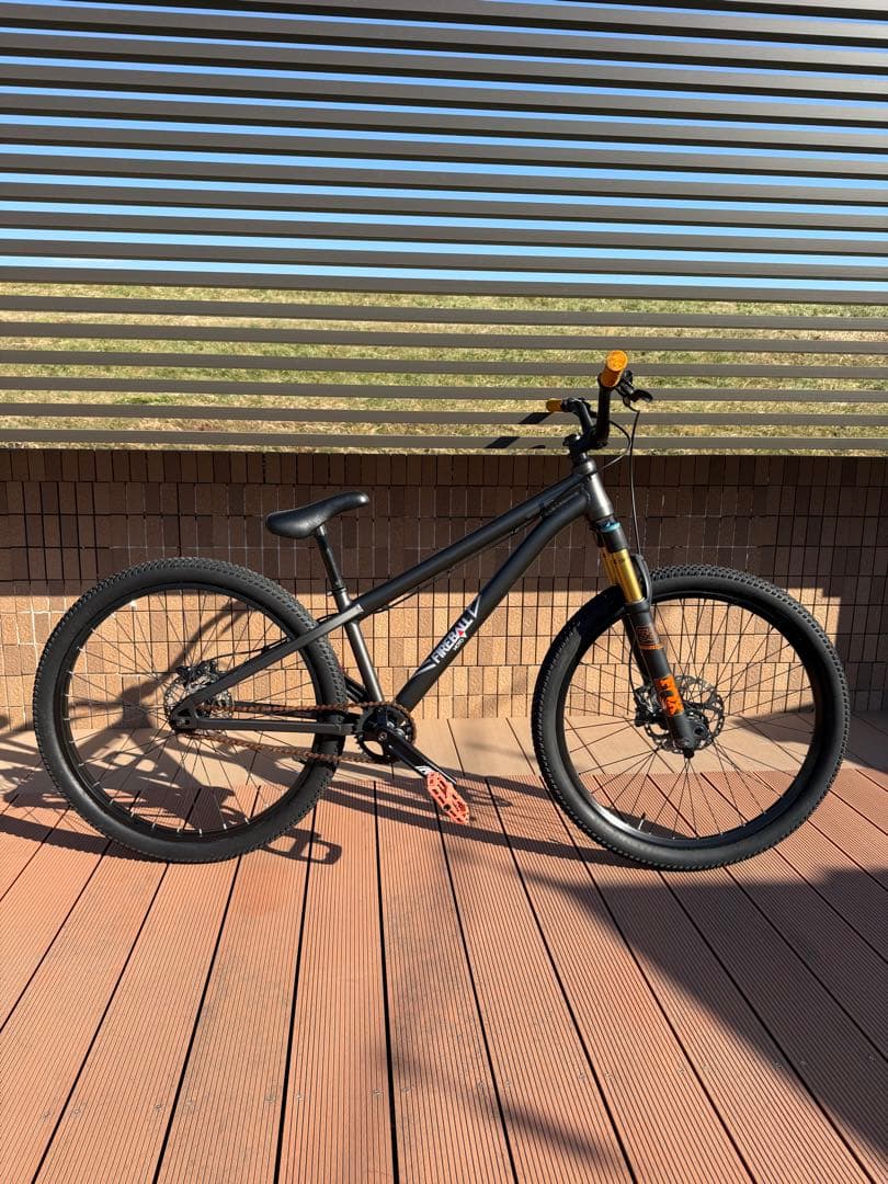 自転車本体 mon Fox36 Fire ball moto MTB