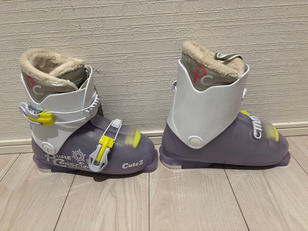 CIRCLE スキー板 HEAD ストック ブーツ 3点セット キッズ ジュニア