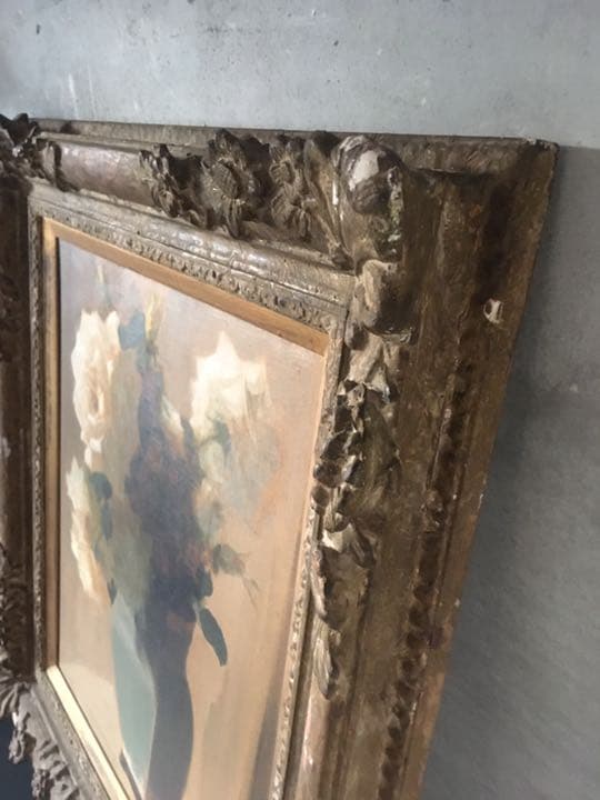 [原画] F10号 油絵 額付き 絵画