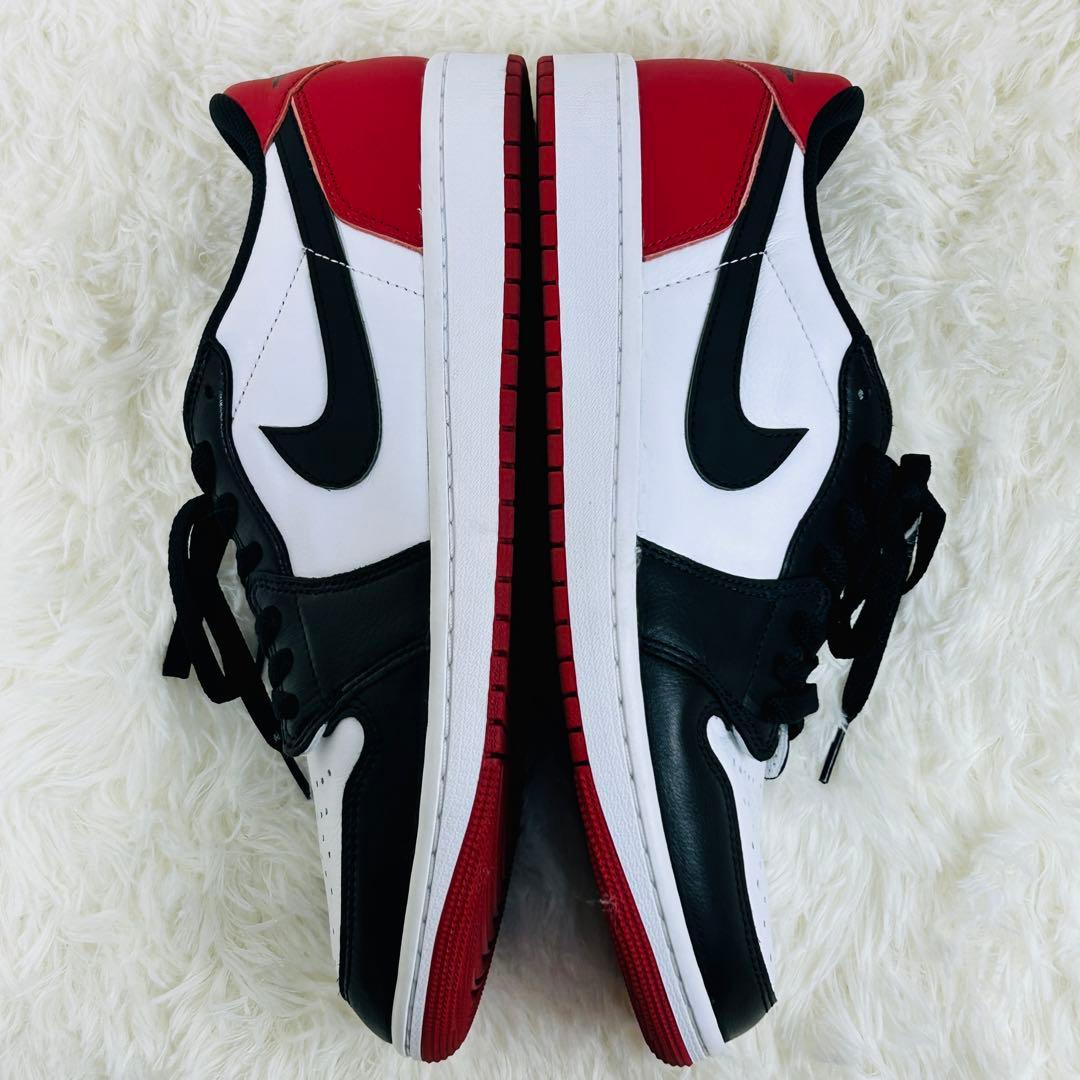 【極美品】名品　NIKE AIR JORDAN 1 LOW OG つま黒