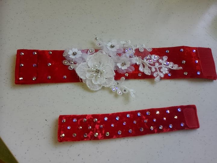 社交ダンス　ベルベットラテンドレス