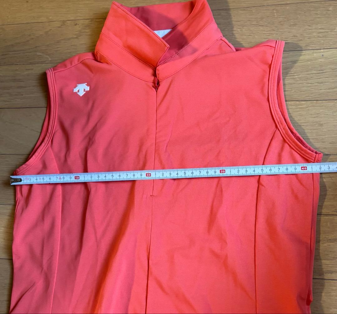 DESCENTE GOLF レディースワンピース Lオレンジ