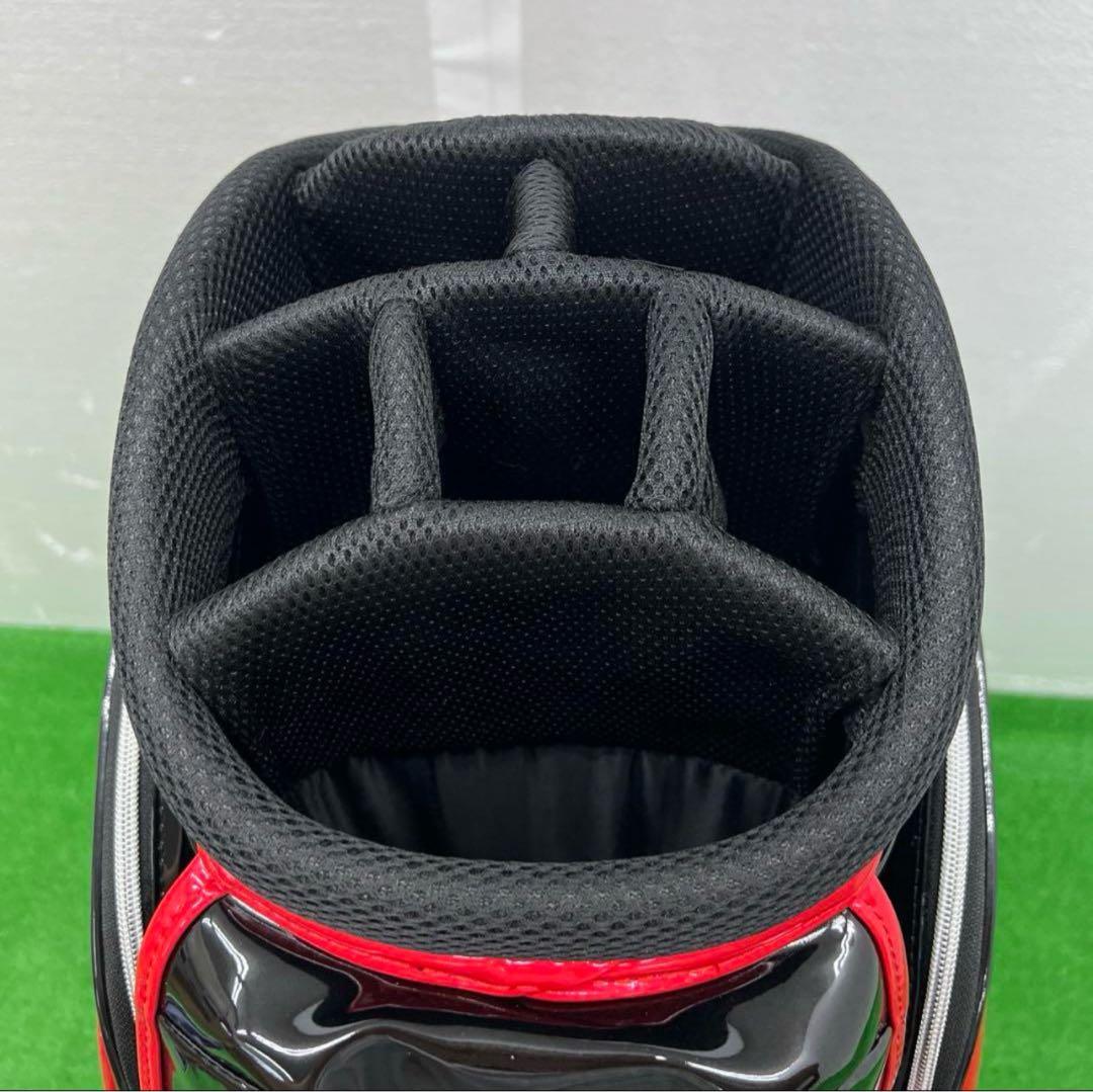 イオミック IOMIC キャディーバック　2019年モデル　ゴルフバック　黒赤