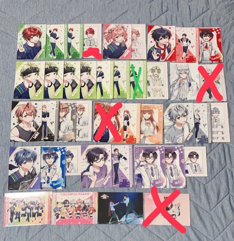 からぴち　カラフルピーチ　ブロマイド　まとめ売り