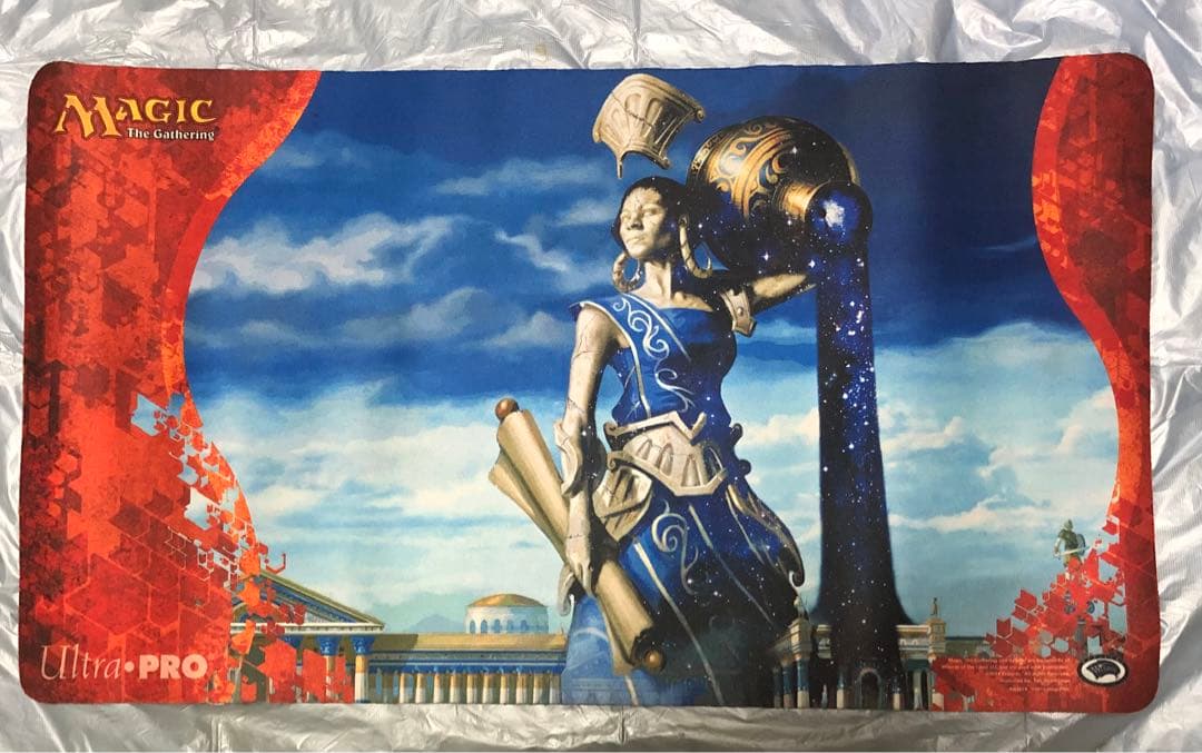 mtg プレイマット 都市国家の神、エファラ テーロス