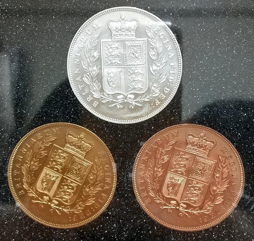 限定800枚 1879年 ビクトリア 銀貨 銅貨 3枚セット ファンタジー