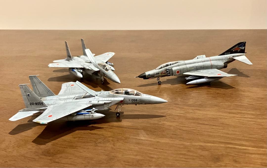 F-15J/DJ イーグル & F-4EJ改ファントム 1/144