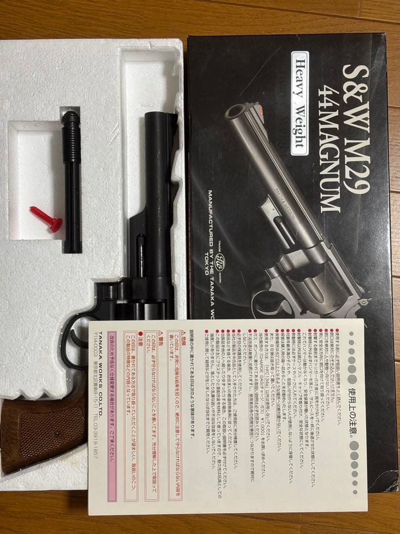 タナカ 6㎜BB Ｓ&W M29 44MAGNUM 6 1/2in HW