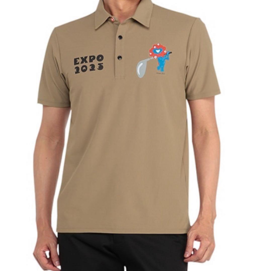 EXPO 2025 ミャクミャク　ポロシャツ M ベージュ