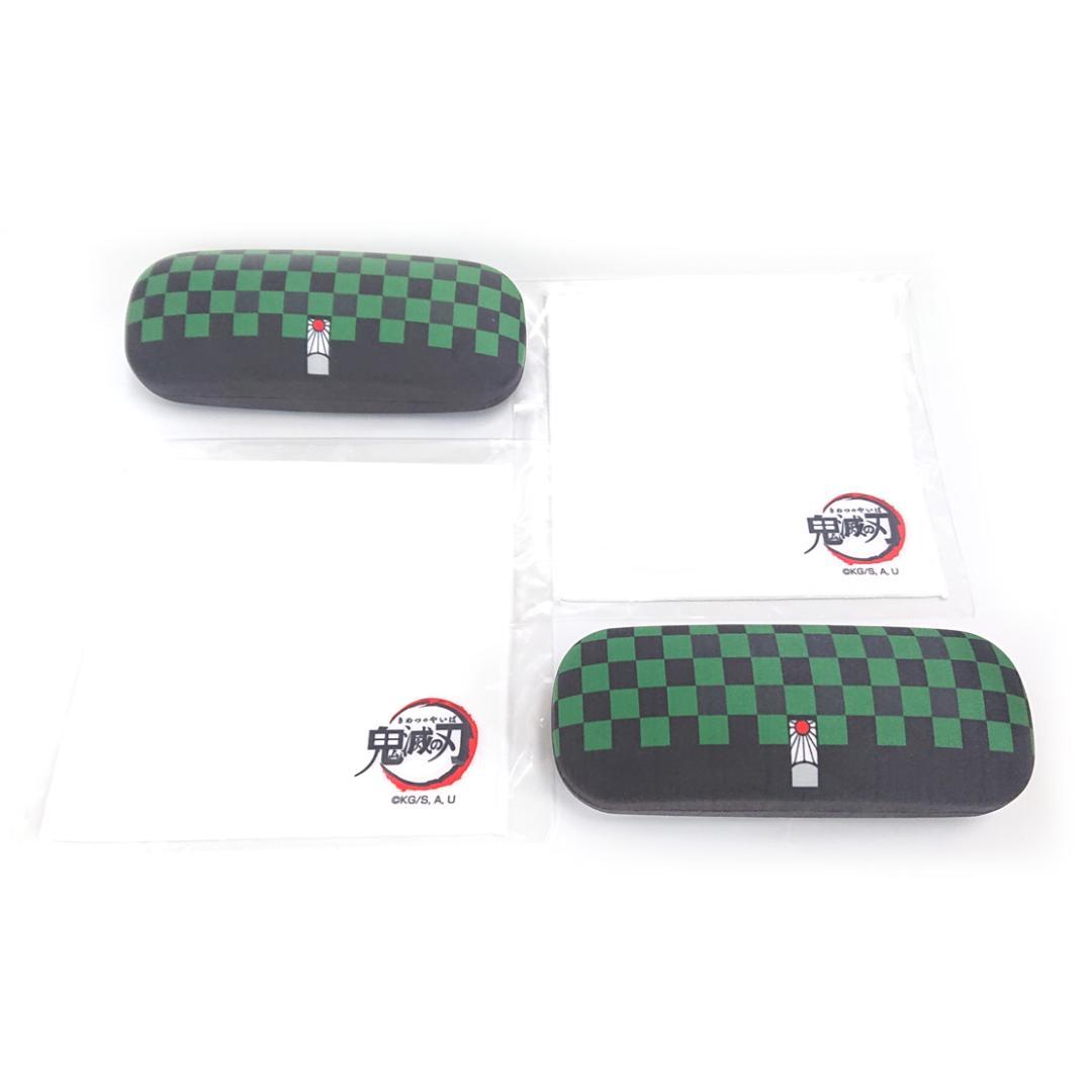 鬼滅の刃 竈門炭治郎 メガネ サングラス PCメガネ 折りたたみケース 巾着