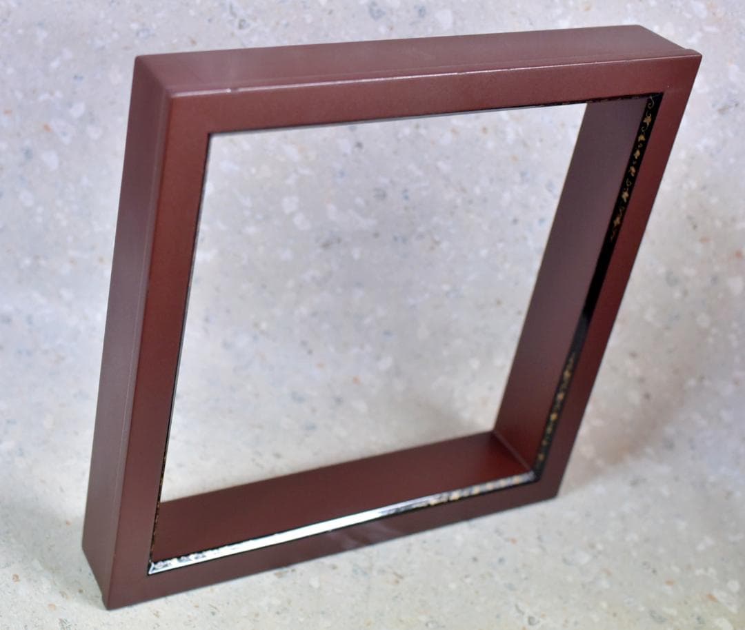 値下げ、豊悦作　真塗唐松模様炉縁　囲炉裏/お茶道具