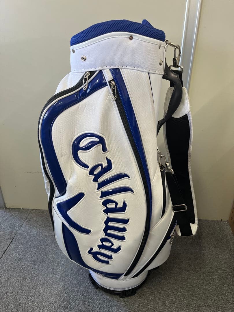 Callaway キャロウェイ　キャディバッグ ホワイト/ブルー