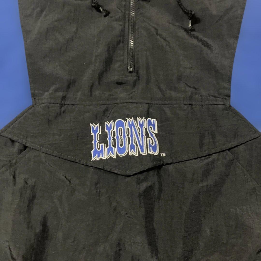 j27)スターターNFLライオンズ　たっぷり中綿キルティングプルオーバー XL