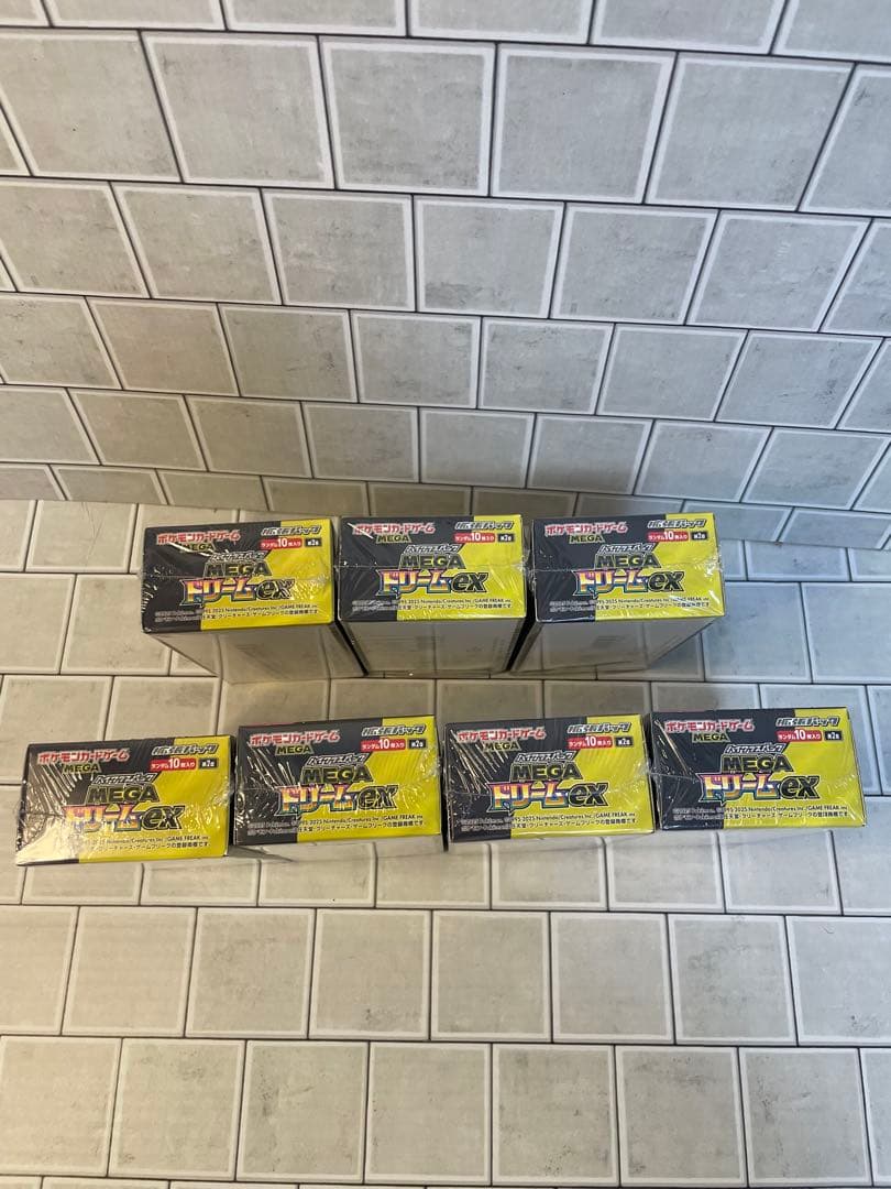 ポケモンカード　7箱megaドリームex シュリンク付き