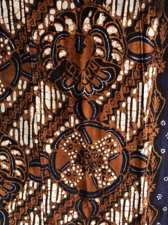 週末お値下げします！手描きオールドバティック(8337)