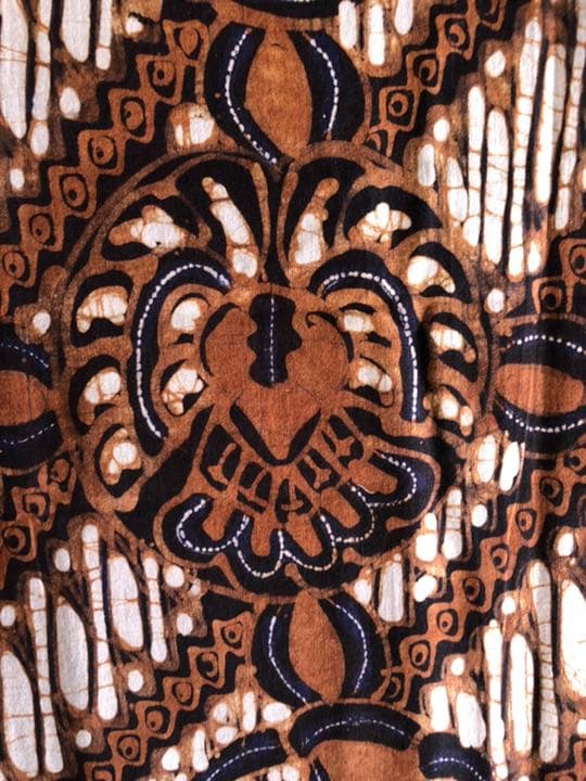 週末お値下げします！手描きオールドバティック(8337)