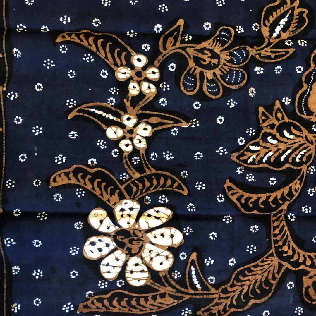 週末お値下げします！手描きオールドバティック(8337)