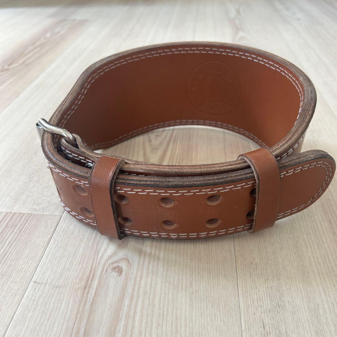 ゴールドジム　プロレザーベルト　Sサイズ