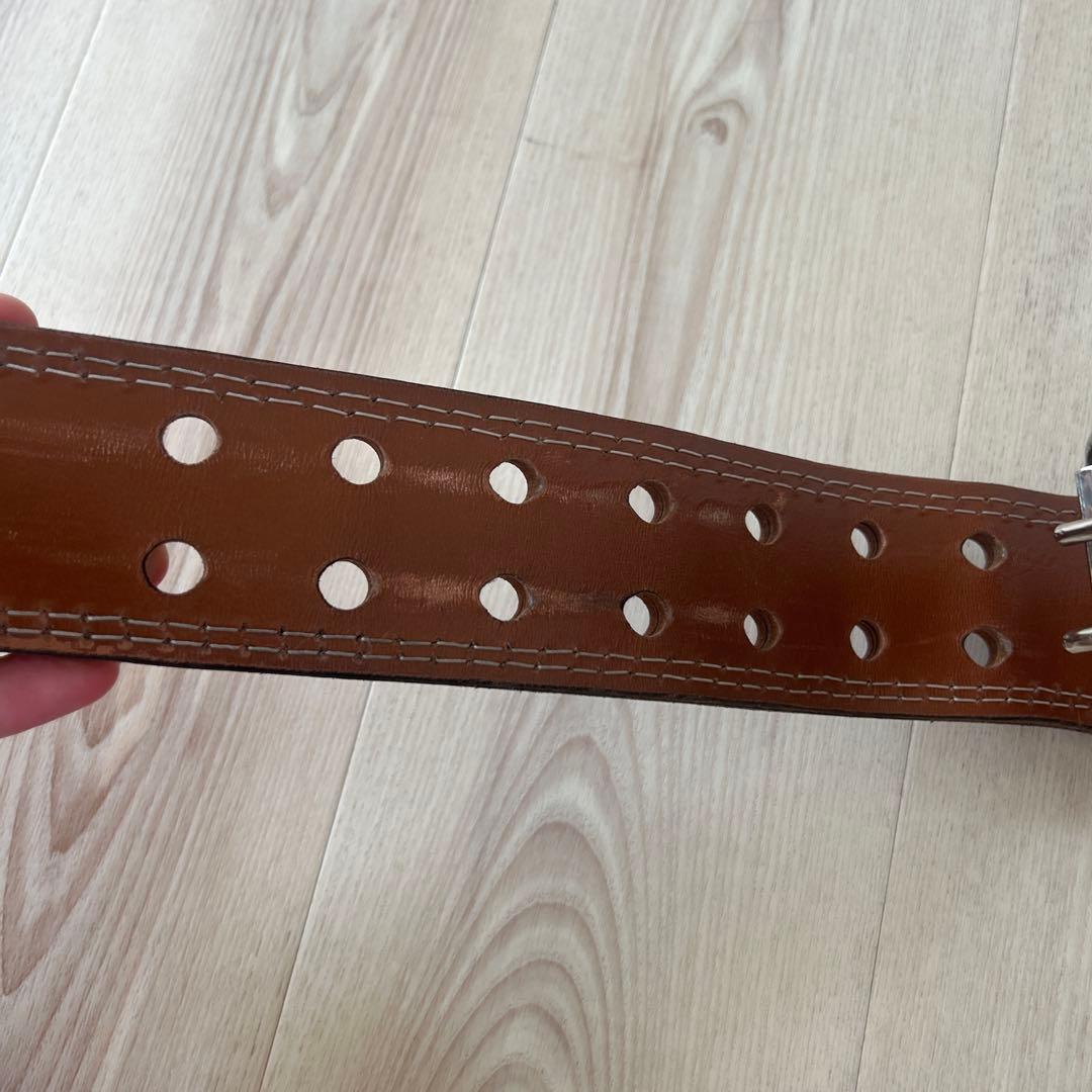 ゴールドジム　プロレザーベルト　Sサイズ