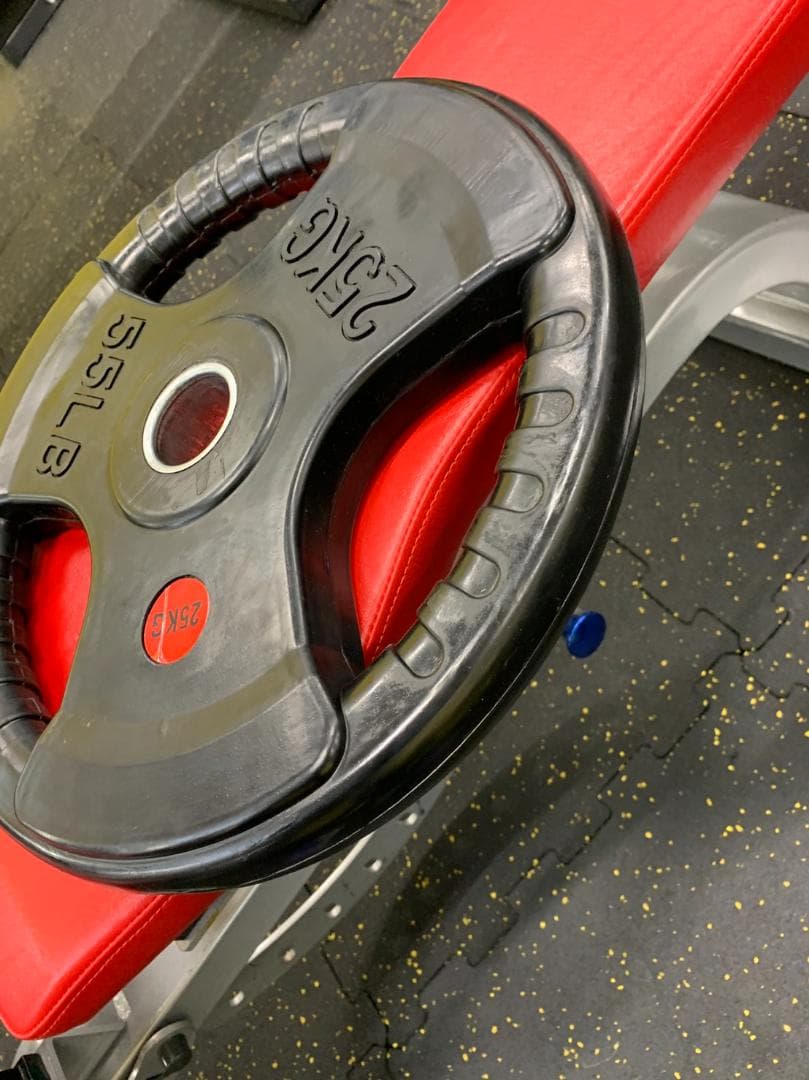 50mm 3グリップラバープレート　25㎏4枚