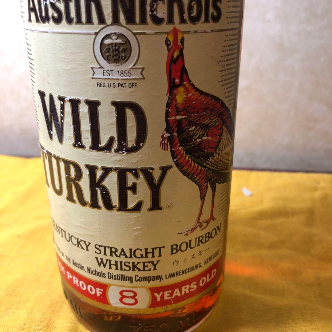 ウイスキー Wild Turkey 8 Years Old Bourbon Whiskey
