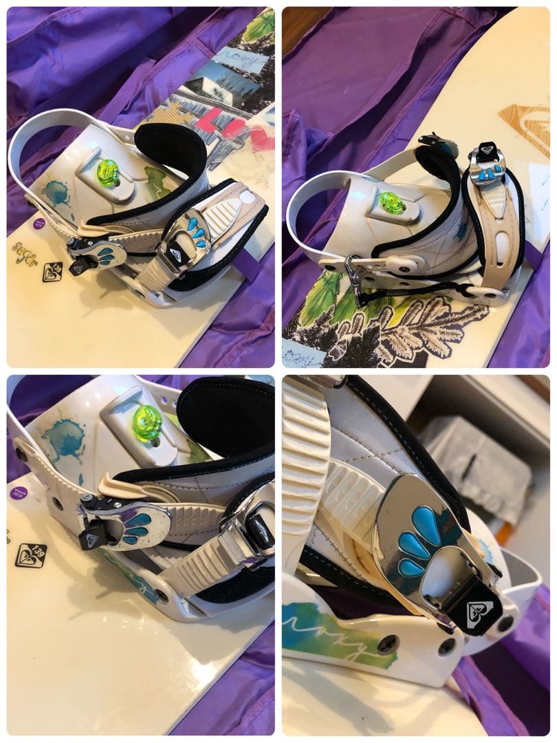 ROXY sugar スノーボード 板 バインディング グローブ バック スノボ