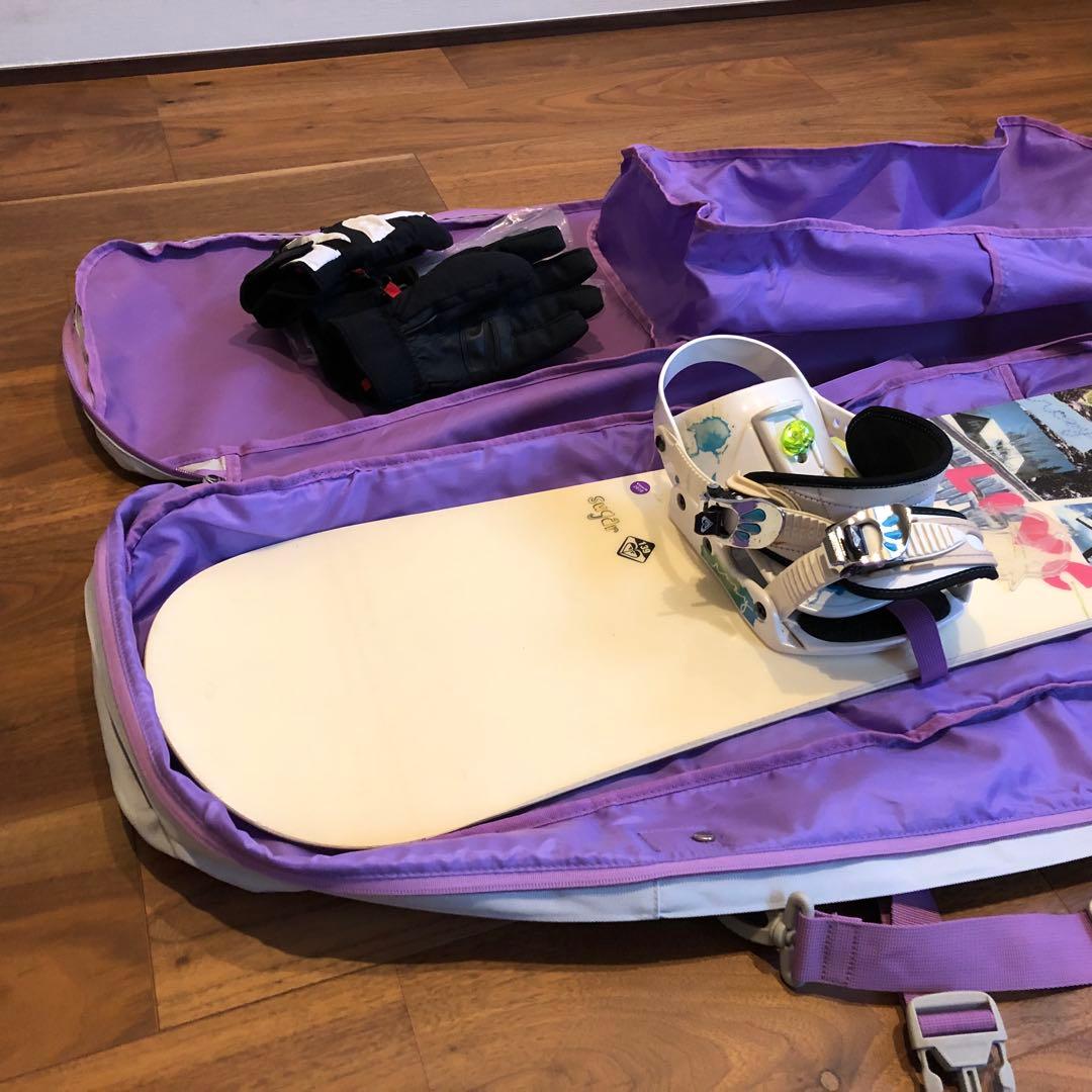ROXY sugar スノーボード 板 バインディング グローブ バック スノボ