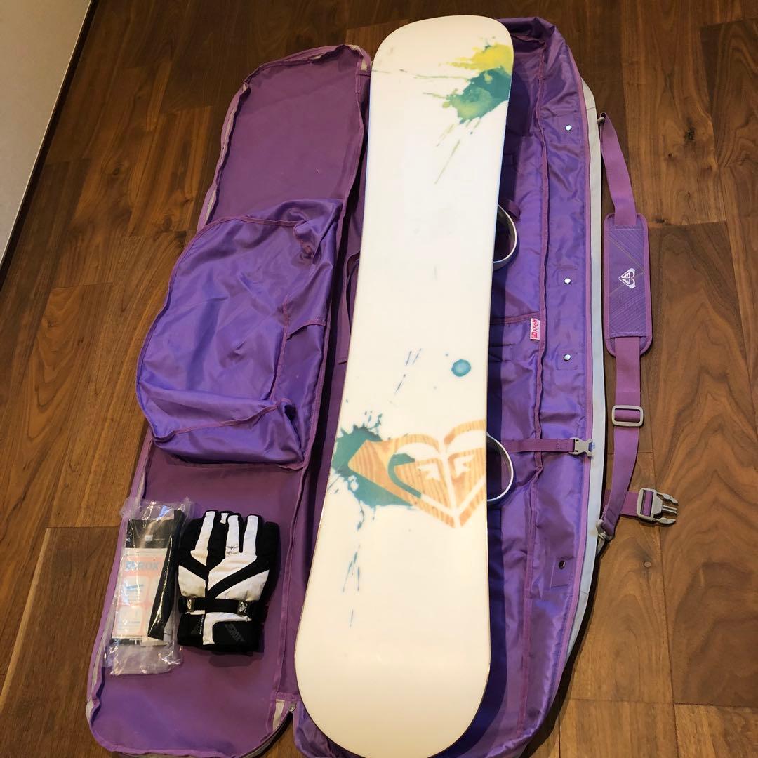 ROXY sugar スノーボード 板 バインディング グローブ バック スノボ