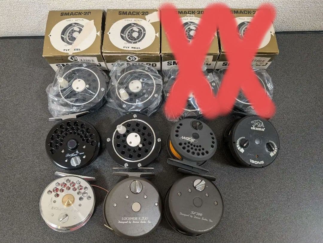 中古リールまとめセット フライリール Evolution -F056