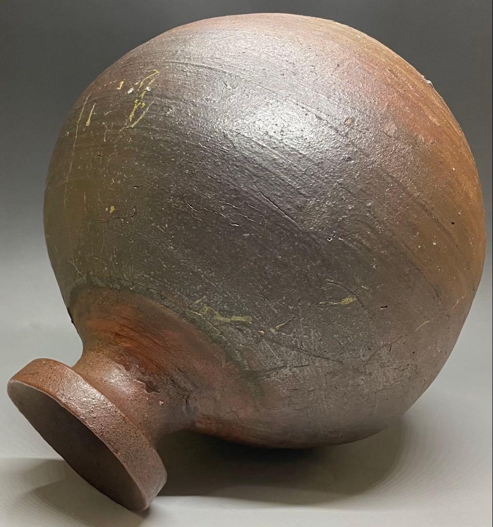 ヨシモ※プロフ必読※　古備前　桃山時代　蕪徳利　箱付　Q772