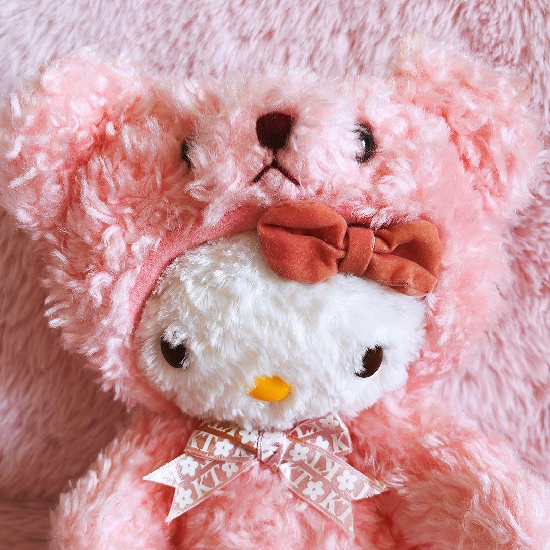 希少レア　ハローキティ　テディベア　変身　S 2002年製 サンリオ　平成レトロ